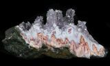 Beautiful Druzy Amethyst Stalactite Formation - Morocco #33525-1